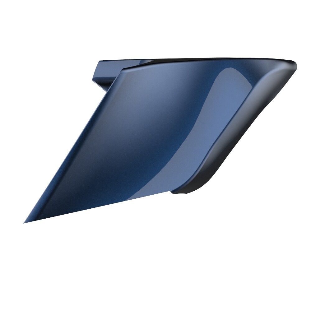 Midnight Blue CVO Stretched Extended Side Cover Panel For 2014+ Harley Touring