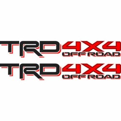 Toyota Tacoma 4×4 OFF ROAD TRD Tundra Sticker Decal Bedside Logos
