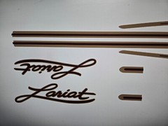 CUSTOM Lariat Stripe Kit fits 2001-2003 F150 Extended or Crew Cab UPPER ONLY