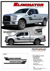 ELIMINATOR 2015-2020 Ford F-150 Side Door Low Hockey Stripe Vinyl Graphic Decal