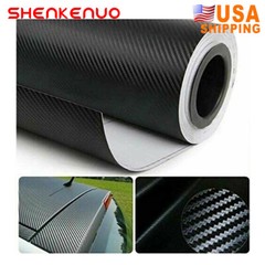 Auto Accessories 7DM Glossy Carbon Fiber Vinyl Film Car Interior Wrap Stickers