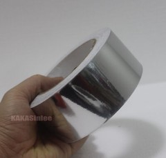 Bubble Free Glossy Silver Mirror Chrome Vinyl Tape Wrap Sticker 2″ Wide – CF
