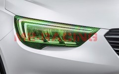 Hex Holographic Gloss Emerald Green Headlights Taillight Tint Film Fog Honeycomb