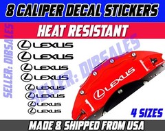 Lexus Brake Caliper High Temp Decal Vinyl Sticker Automotive F Sport – 4 sizes
