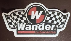 Wander Lubricants Racing Team Sticker *Matte*. Size: 3”X 1.75”. Free Ship W/Trac