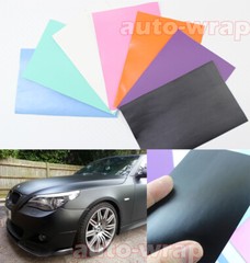 Stretch PVC Car Flat Metal Matte Vinyl Wrap Film Sheet Sticker Air Release HD