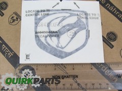 2014-2017 DODGE VIPER DECAL EMBLEM BADGE OEM NEW MOPAR GENUINE
