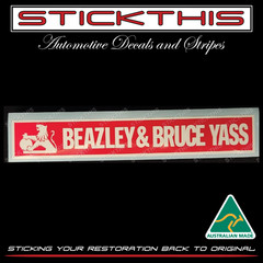 Dealership Dealer Decal Sticker – Beazley & Bruce Yass Holden ACT