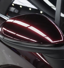 Ultra Gloss PET Liner Black Rose Metallic Car Vinyl Wrap Film Air Release
