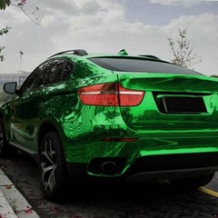 Chrome Mirror Vinyl Film Wrap Sticker Decal Stretchable Reflective Super Gloss