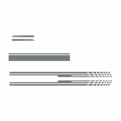 Automotive 5pc Multi-Level Body Stripe Kit Multiple color Made n USA