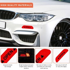 Universal Car Door Open Warning Reflective Safety Stickers