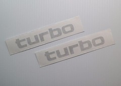New Toyota Turbo Logo Decal 5.25 Inch Pair Celica Supra MR2 Corolla AE86 TRD