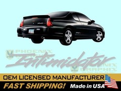 2004 Monte Carlo SS Super Sport Dale Sr Intimidator WX27 WindshiledDecal Graphic