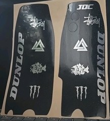 99 Combo – Motocutz Number Plate Decal and Tuttio Fork Guard Decals – Item#25