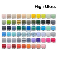 High Gloss Glossy Car Vinyl Wrap Sticker Decal Sheet Film Adhesive Air Release