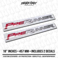 PRERUNNER Rear Side Sticker DECAL for TOYOTA HILUX REVO SR5 M70 M80 2015-ON