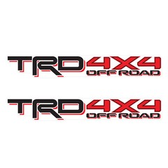 TRD Offroad Decals for Tacoma Bed, 4×4 Racing Development Sticker | OEM