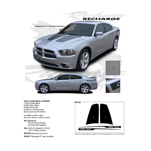 Dodge Charger 2011+ Recharge Graphic – Gloss Black