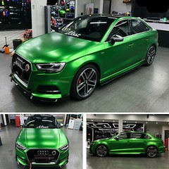 50FT Whole Car Auto Wrap Pearl Metal Matte Chrome Vinyl Sticker Green Stretch US