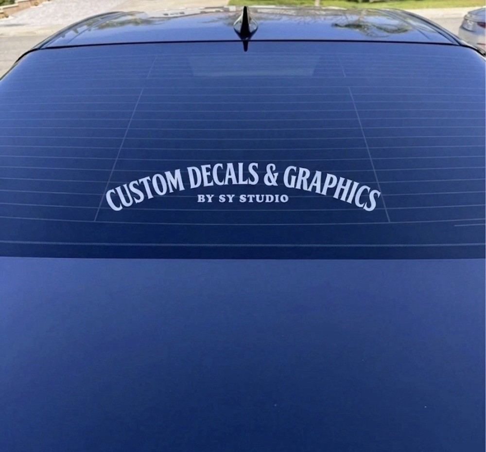 Customized Vinyl Decal 16” Set Of 2