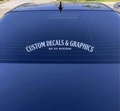 Customized Vinyl Decal 16” Set Of 2