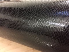 11FT x 5FT GLOSS Snake Skin Black Texture Vinyl Car Wrap Film Sticker Decal Roll