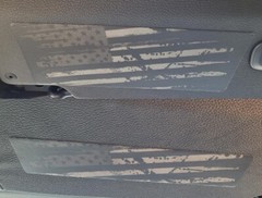 Sun Visor Warning Label Decal for 2018 – 2023 Jeep Wrangler JL American Flag