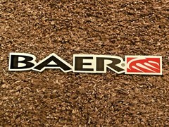 BAER, HIGH PERFORMANCE BRAKE SYSTEMS, RACING CAR STICKER, BEAUTIFUL COLORS