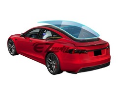 TPU Light Blue Glass Sunroof VLT70% UV99% Block Windshield Sunshade Top Window