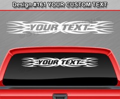 Design #161 Customized Decal Sticker Vinyl Graphic Windshield Window Tribal Car