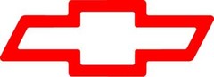 Chevrolet Logo Decal Multiple Colors and Sizes