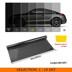 1-10X 20% VLT Window Tint Film 20″x10ft Roll Auto Home Glass Heat Reject Privacy
