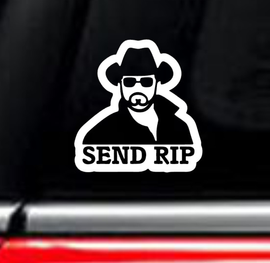 Send RIP rip Decal Vinyl Car Window Sticker ANY SIZE