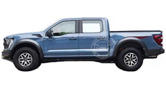 Graphic Car Hood Trunk Side Sticker For Ford Raptor F-150 2024 Bed Box Decal Kit