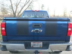 Chevrolet Silverado 1500 Rally Stripe Kit Decal Stickers 2014 2015