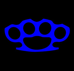 Brass Knuckle Decal Multiple Colors Available Defense Fight Swing Thug LIFE jdm