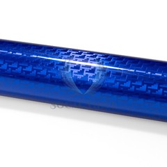 PET Squadron Carbon Fiber Gloss Royal Blue Car Vehicle Vinyl Wrap Decal Sheet