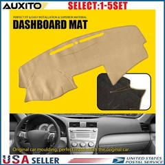 Dash Cover Mat Dashboard Pad Beige for Toyota Camry 07-11 Waterproof 1-5X