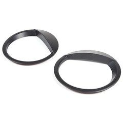 2PCS Matte Black ABS Angry Eyes Headlight Cover For Toyota FJ Cruiser 2007-2021