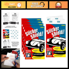 Windshield Sticker Applicator Tool – Easy Application & Removal, Reusable Clear