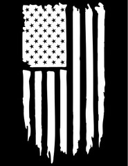 (2) Large Distressed Flag 11′ x 20″ Matt/Gloss Black, Gloss Red, Gloss White