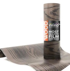 VVivid Chocolate Brown Ash Wood Vinyl Wrap Architectural Film | V139
