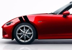 NEW 4″ Fender Hash Bar vinyl Sport RACING STRIPES Decals (Fits Mazda MIATA MX-5)