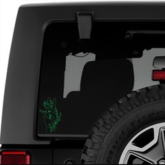 BOHO HAND FLORAL PEACE SIGN CAR WINDOW DECAL WATERPROOF VINYL DECAL STICKER