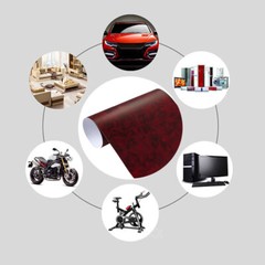 DIY Matte Glossy Wood Grain Textured Vinyl Wrap Sticker Car Home Interior Decor