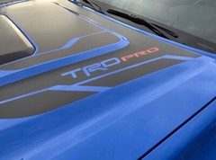 TRD Toyota Tacoma Pro Hood Decal, Matte black, TRD Pro, 4×4 Sport, High quality