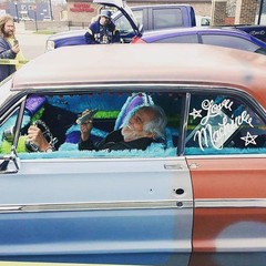 x2 “Love Machine” Cheech & Chong Up In Smoke, Chevrolet Impala 1/4 window decal