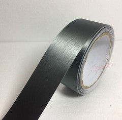Flexible Grey Matte Car Metal Brushed Texture Aluminum Vinyl Wrap Sticker US