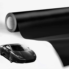 Matte Black Vinyl Wrap, Car Wrap Self Adhesive Film, 1ft x 10ft,